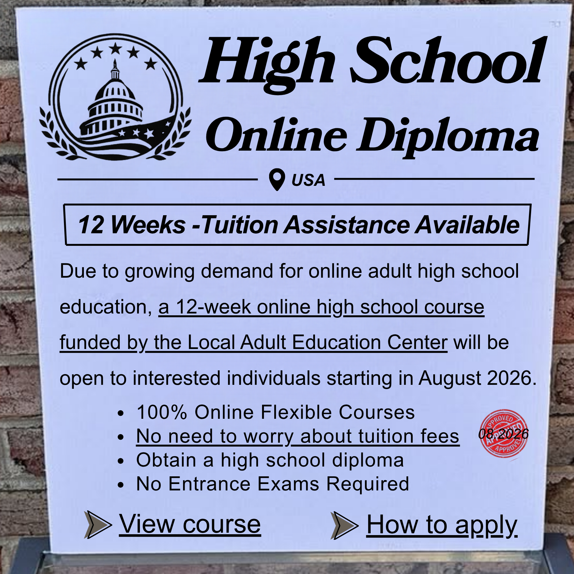 Life service Facebook ad: How to apply
