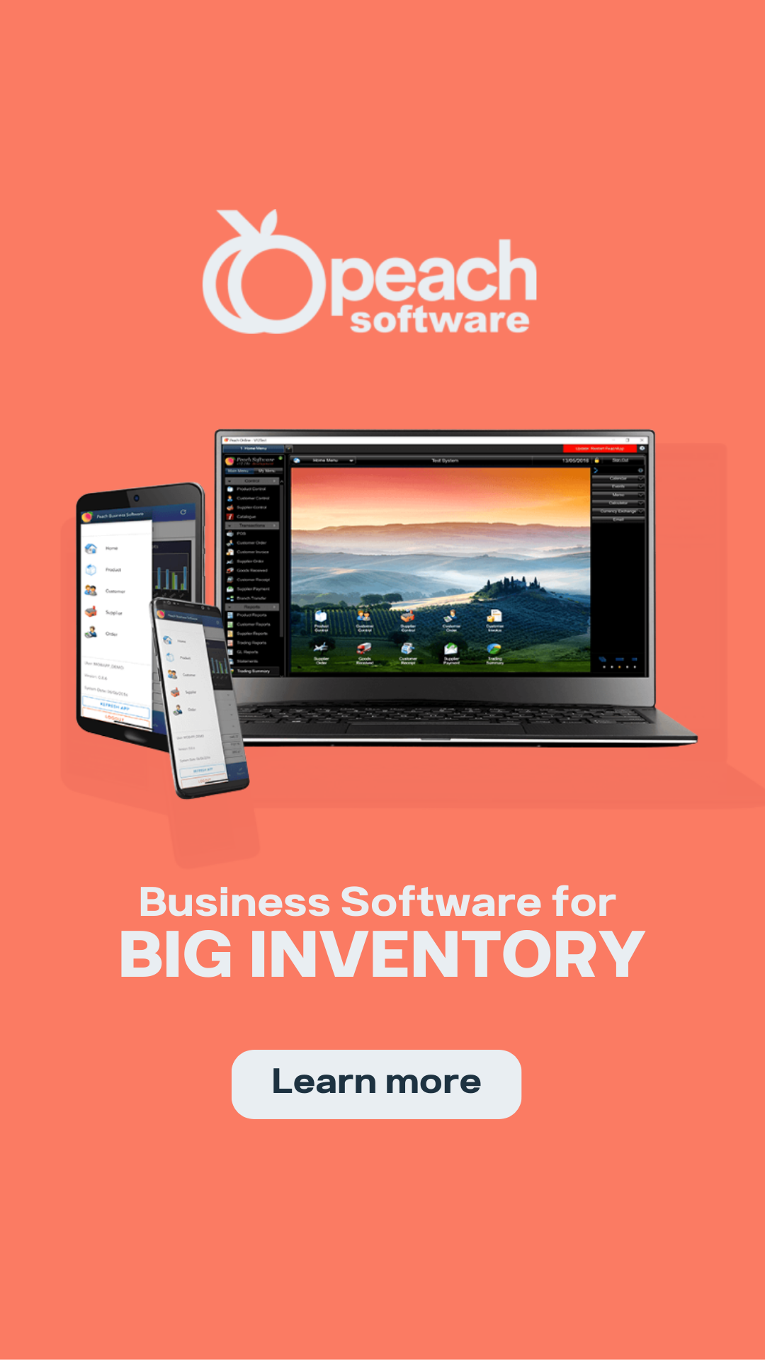 Peach Business Software Facebook ad from Jan 15, 2026