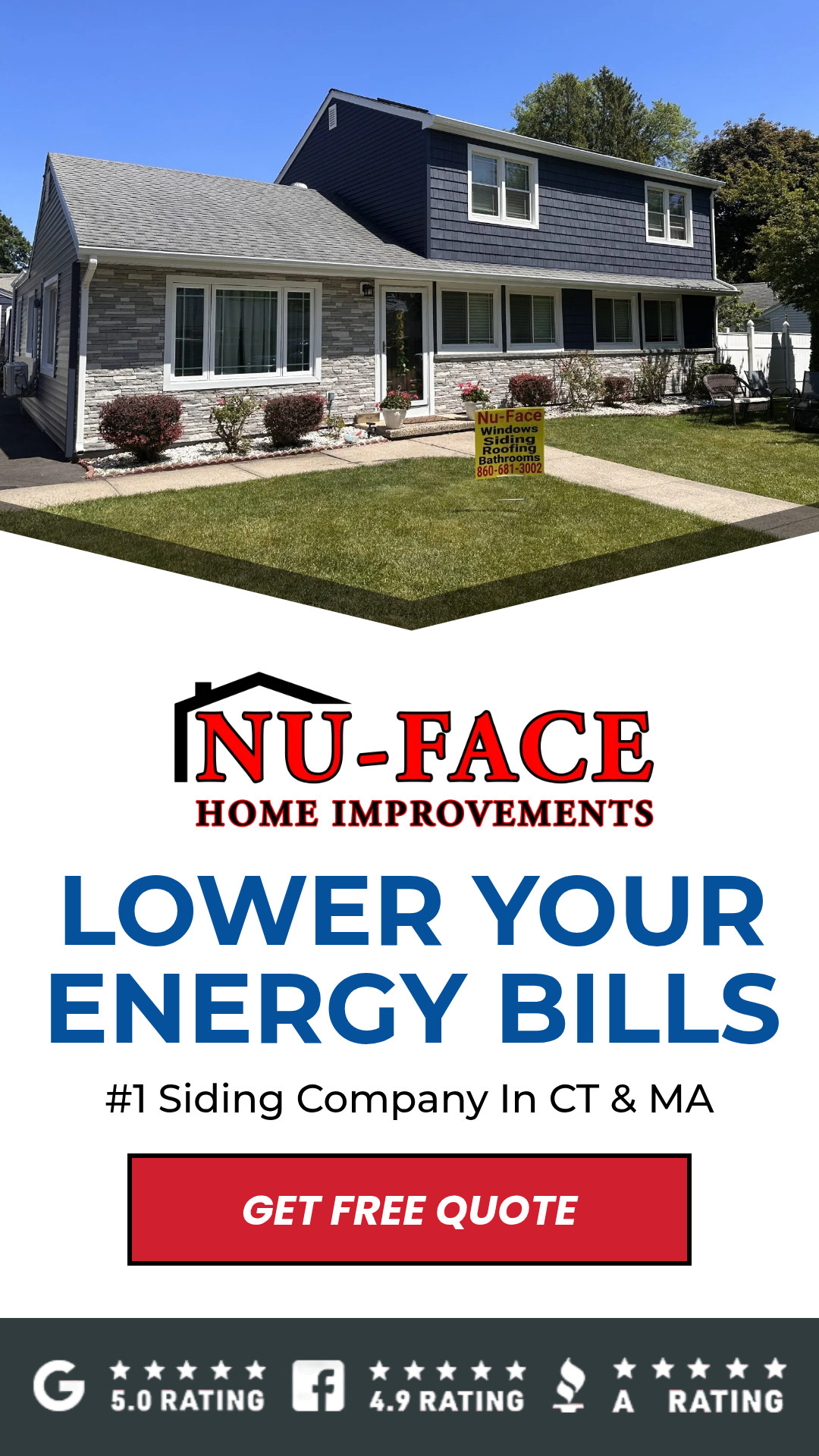 Nu-Face Home Improvements Facebook ad