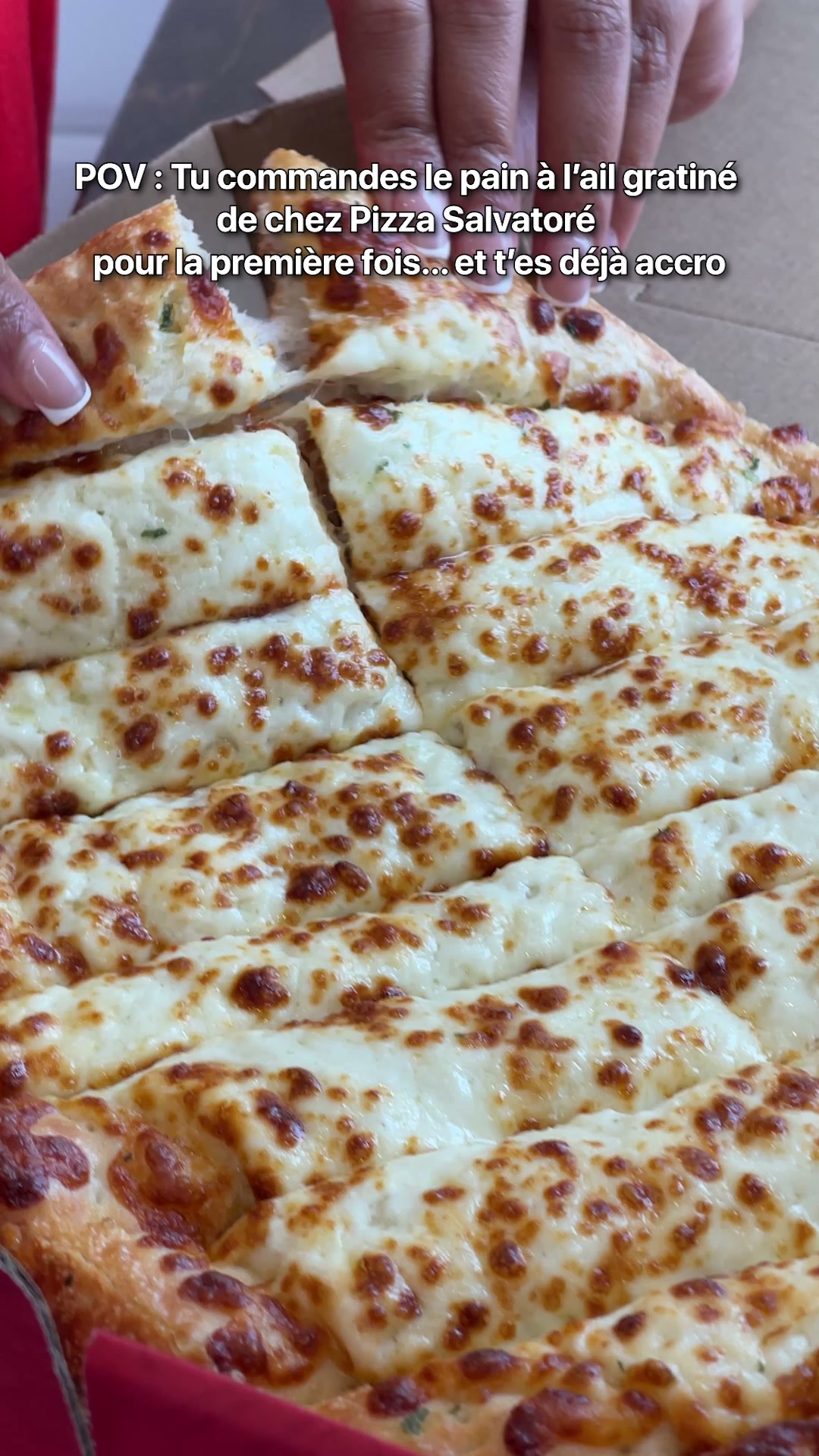 Pizza Salvatoré Facebook ad: Doré, croustillant, irrésistible