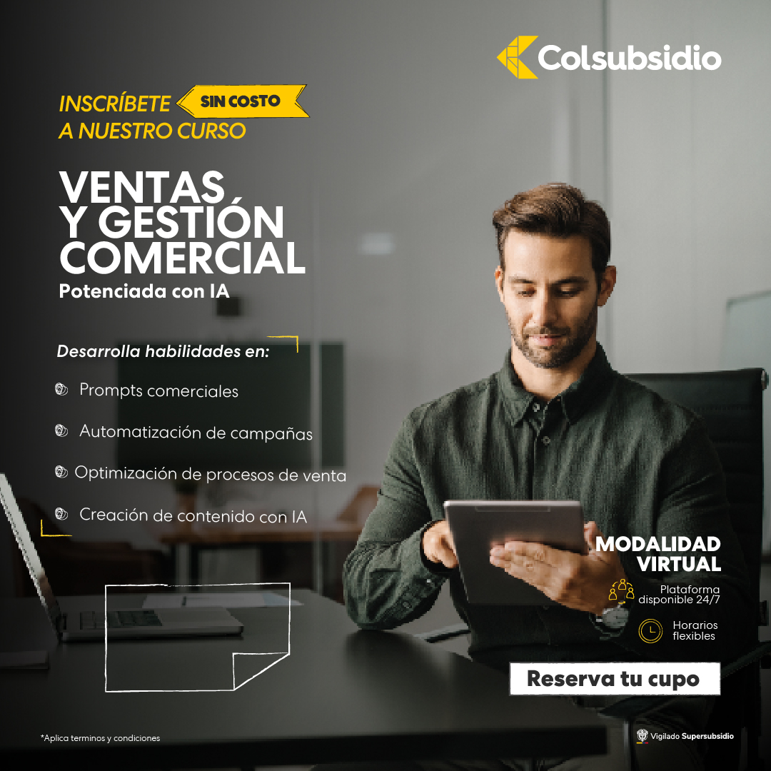 Colsubsidio Facebook ad: Potencia tus ventas con IA