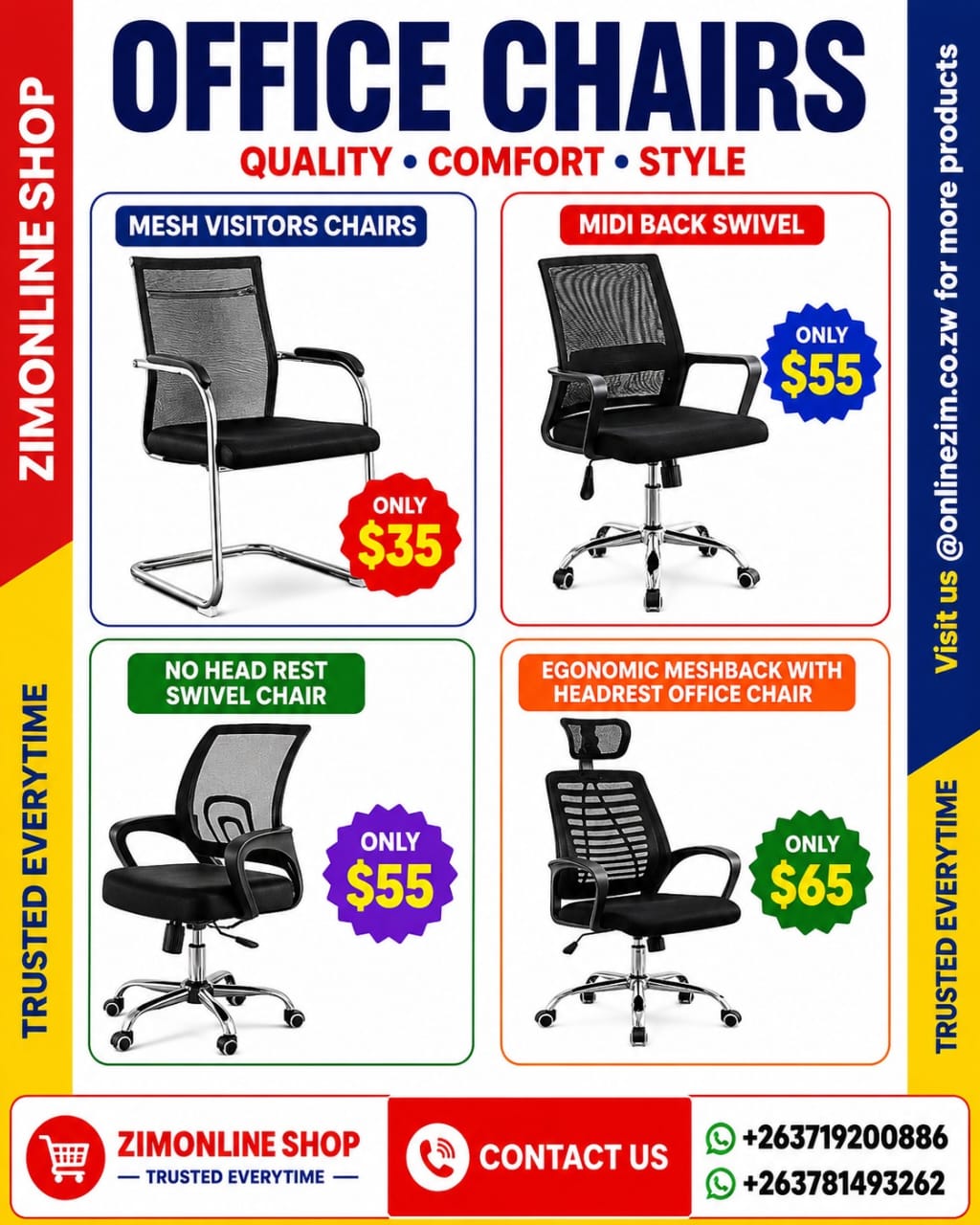 zim online furnitures Facebook ad