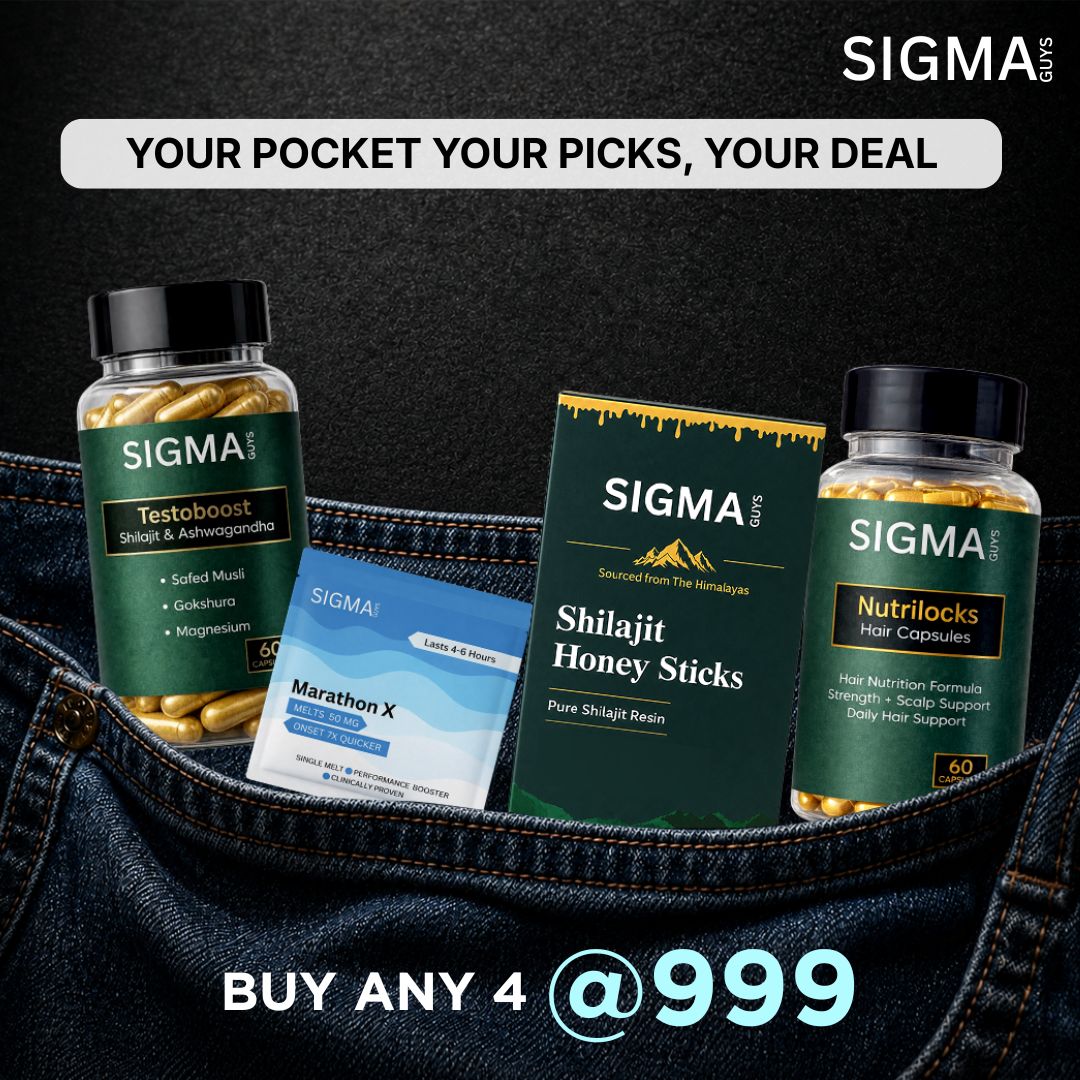 Sigmaguys.performance3 Facebook ad: Any 4 for Just ₹999