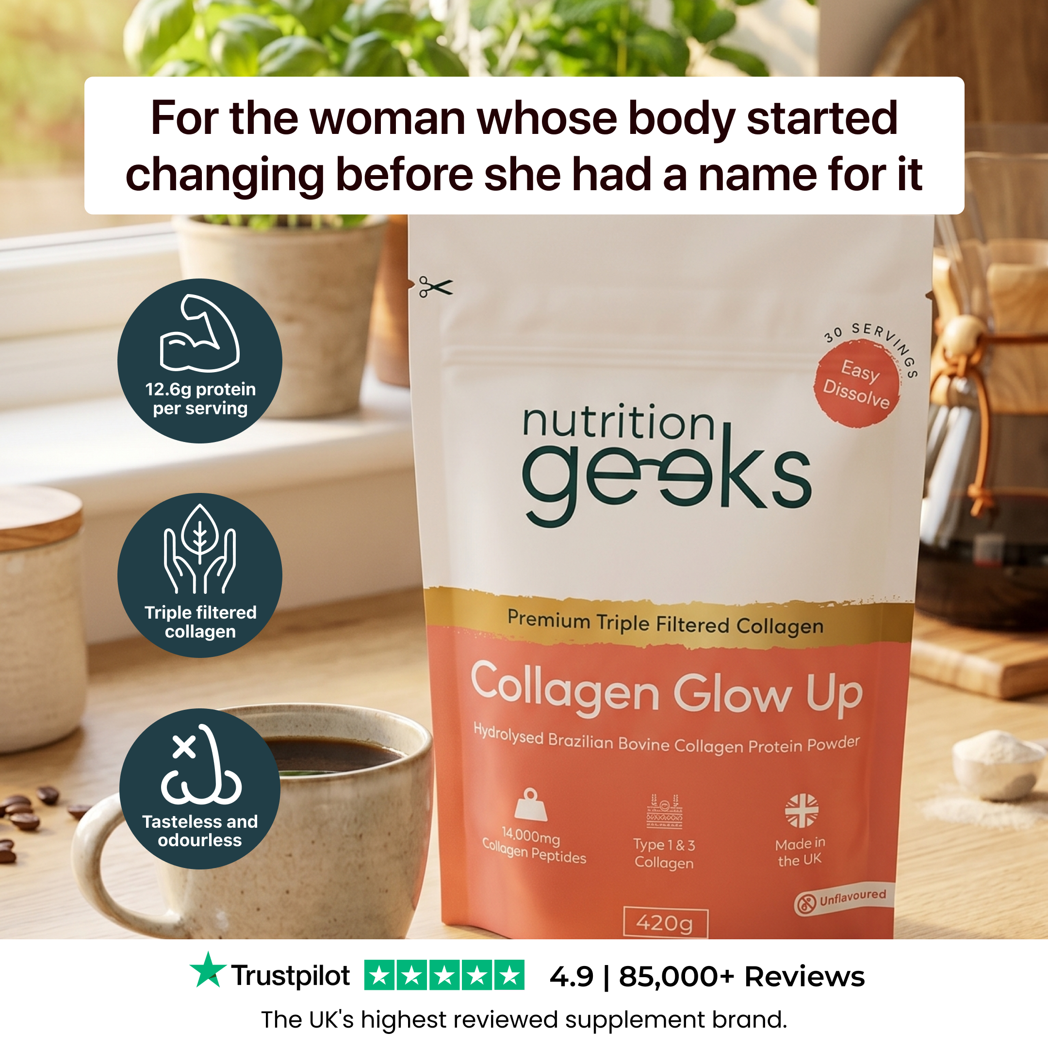 Nutrition Geeks Facebook ad