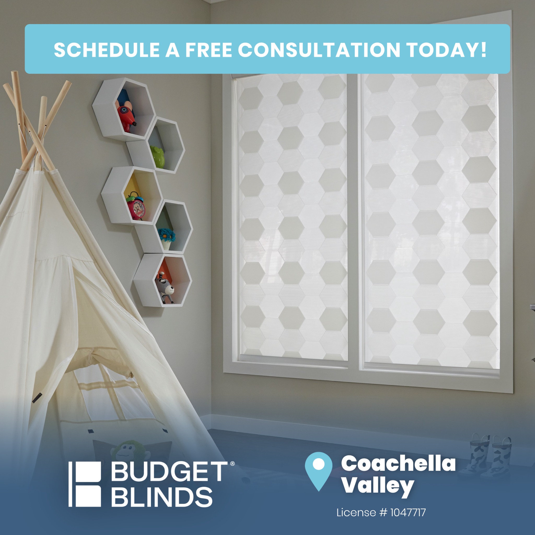 Budget Blinds Of Coachella Valley Facebook ad