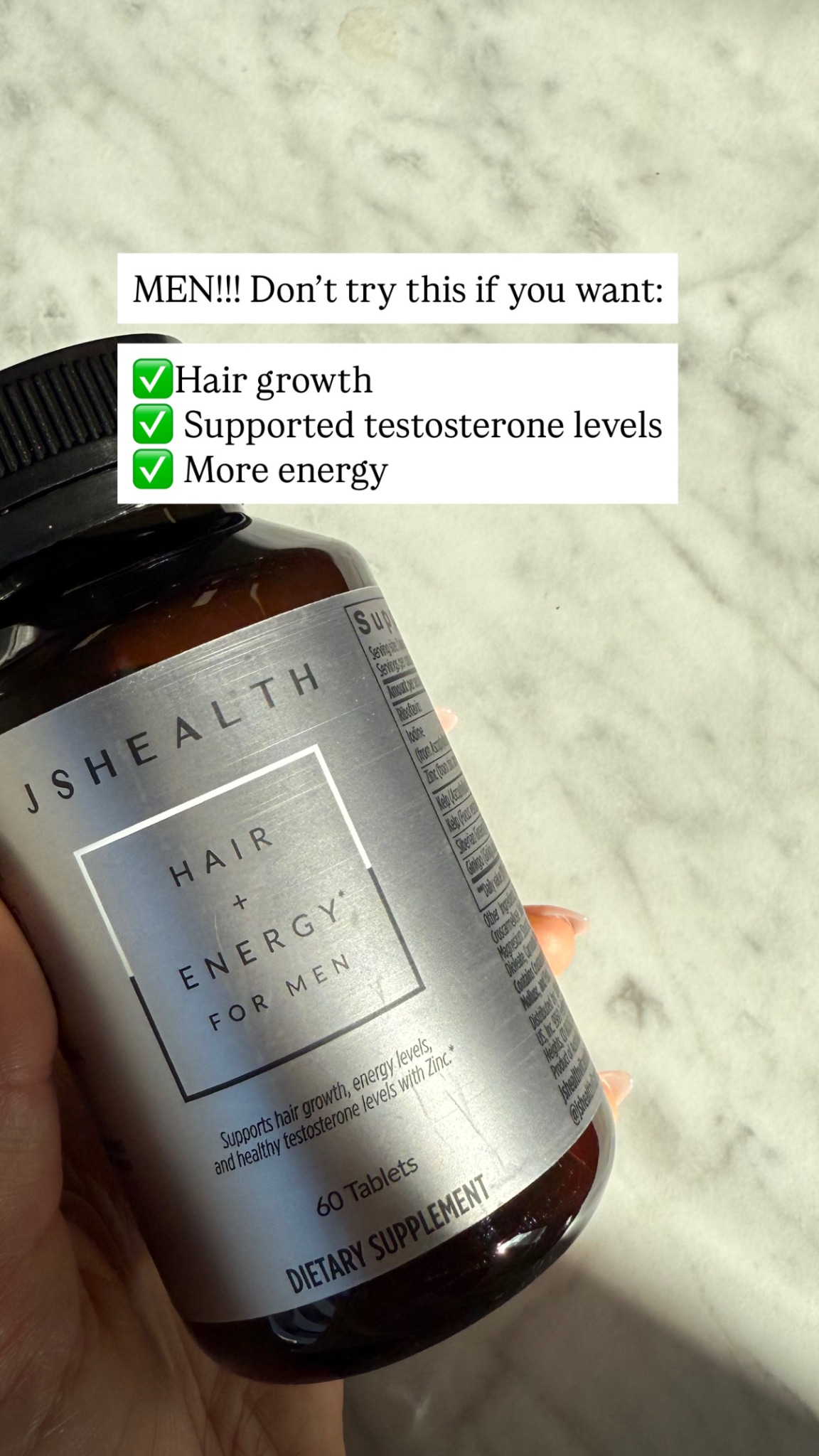 JSHealth Vitamins For Men Facebook ad