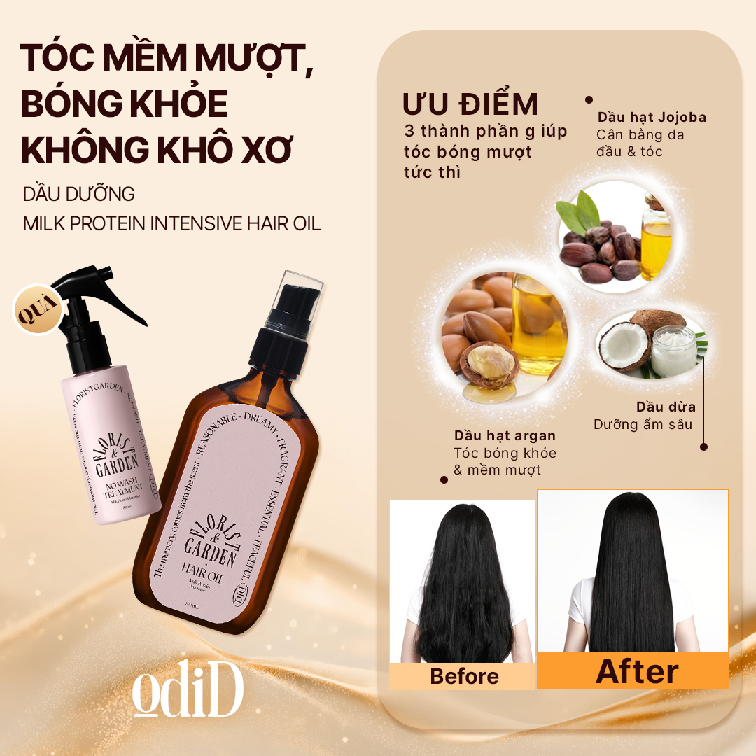 ODID Global Facebook ad: odiD's ANGEL RING HAIR OIL