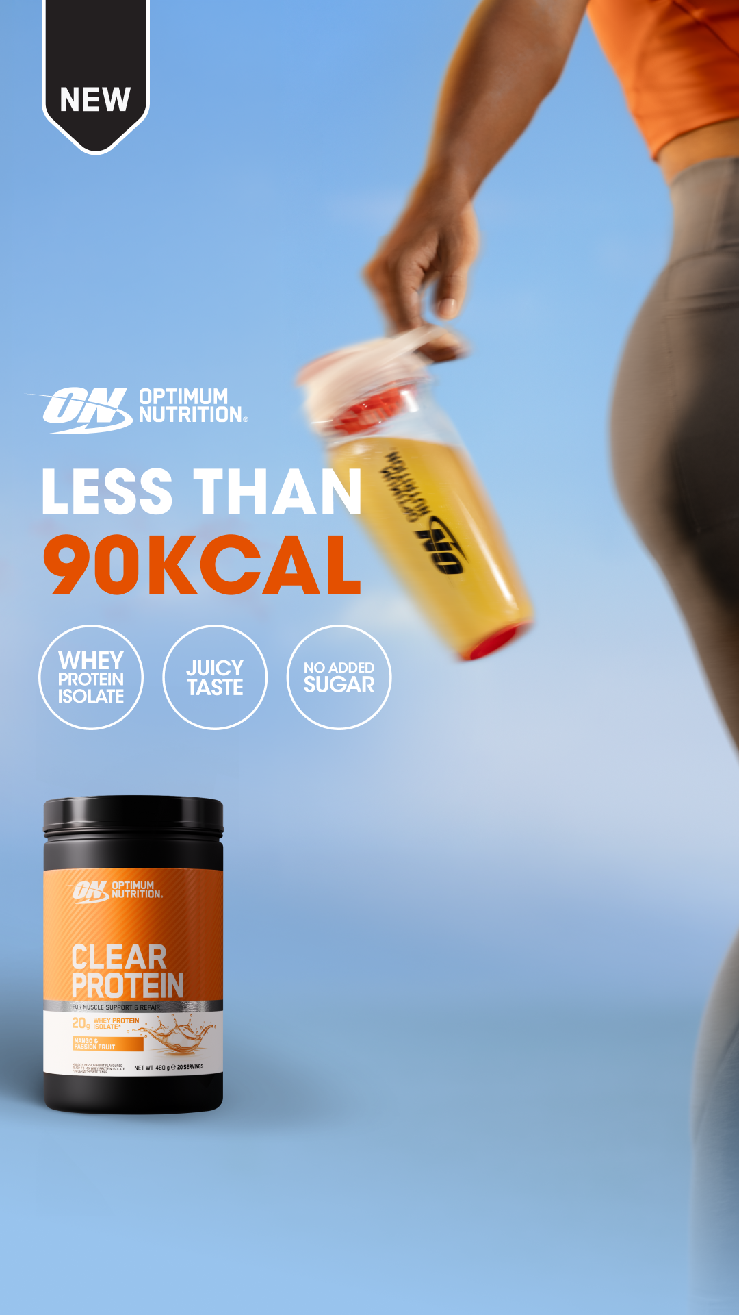 Optimum Nutrition Facebook ad from Jul 21, 2026