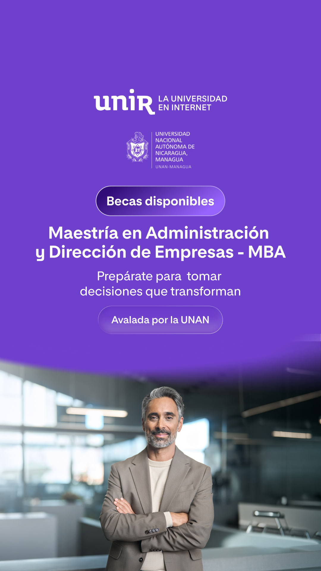 UNIR México - La Universidad Internacional de La Rioja en México Facebook ad: Financiamiento sin intereses
