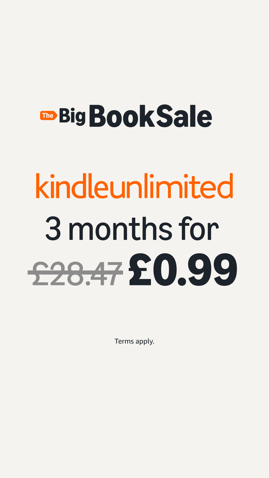 Amazon Kindle Facebook ad