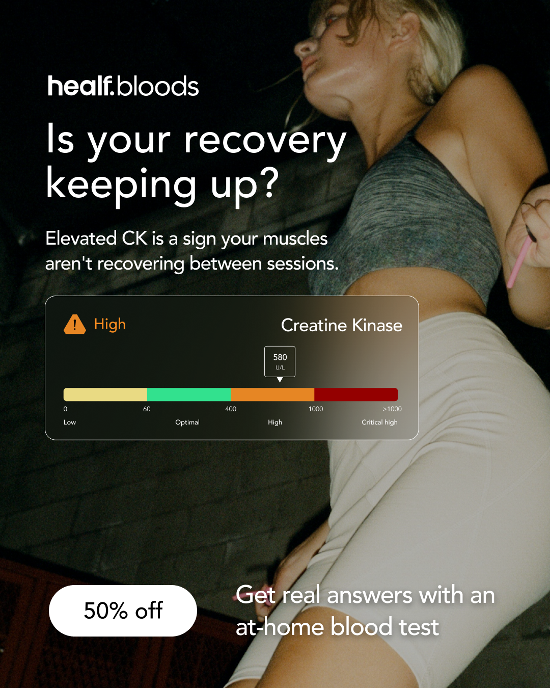 Healf. Facebook ad