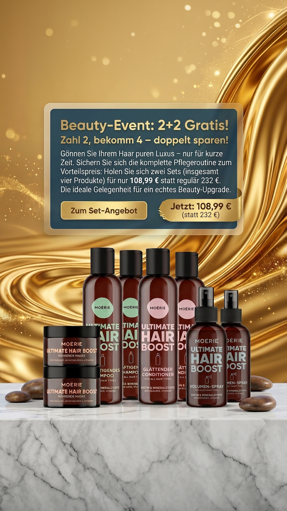 Moérie Beauty Facebook ad