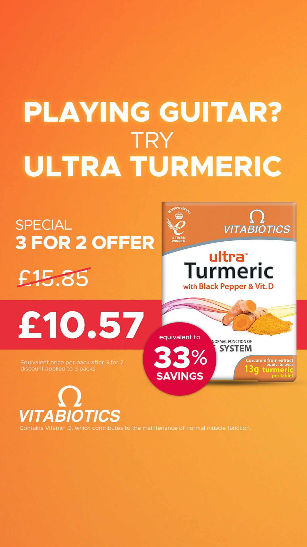 Vitabiotics Facebook ad