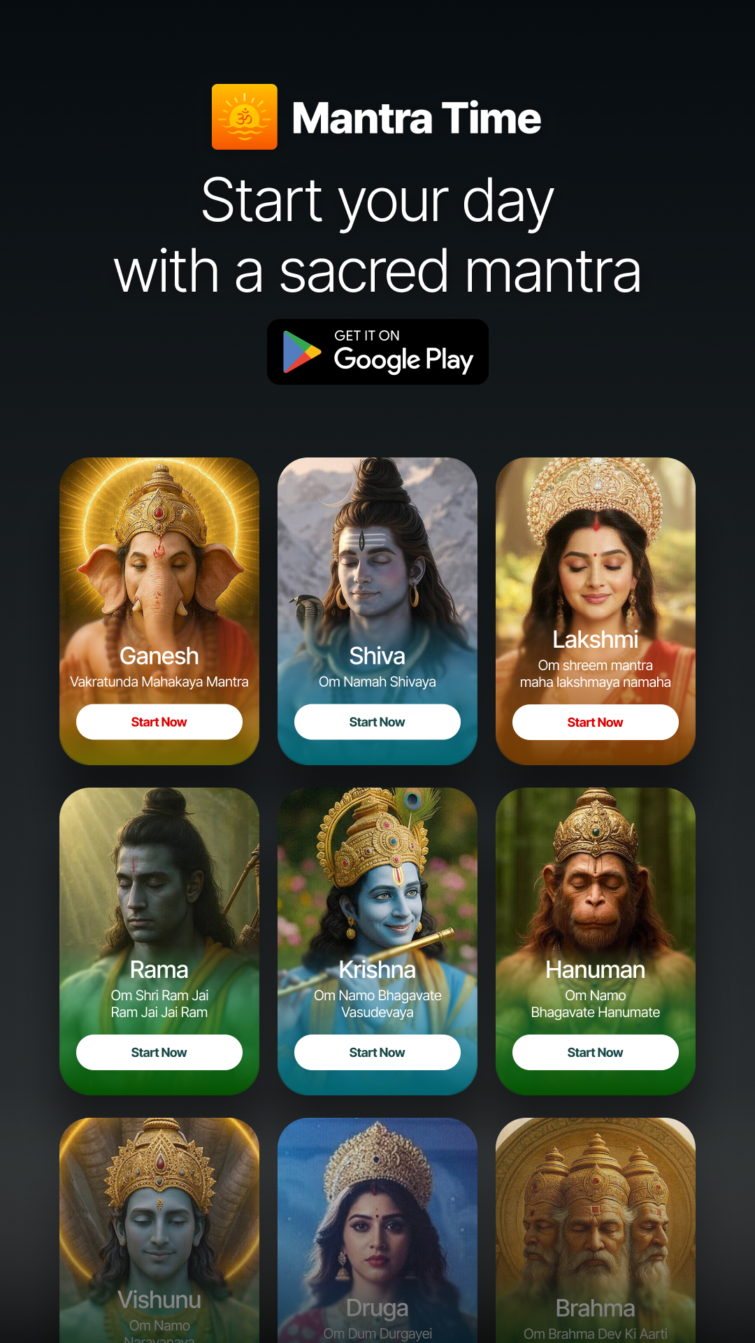 Mantra Time Facebook ad