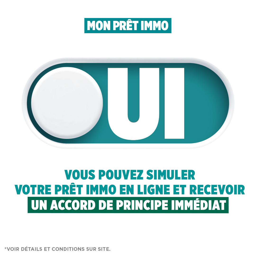 Crédit Agricole e-immobilier Facebook ad