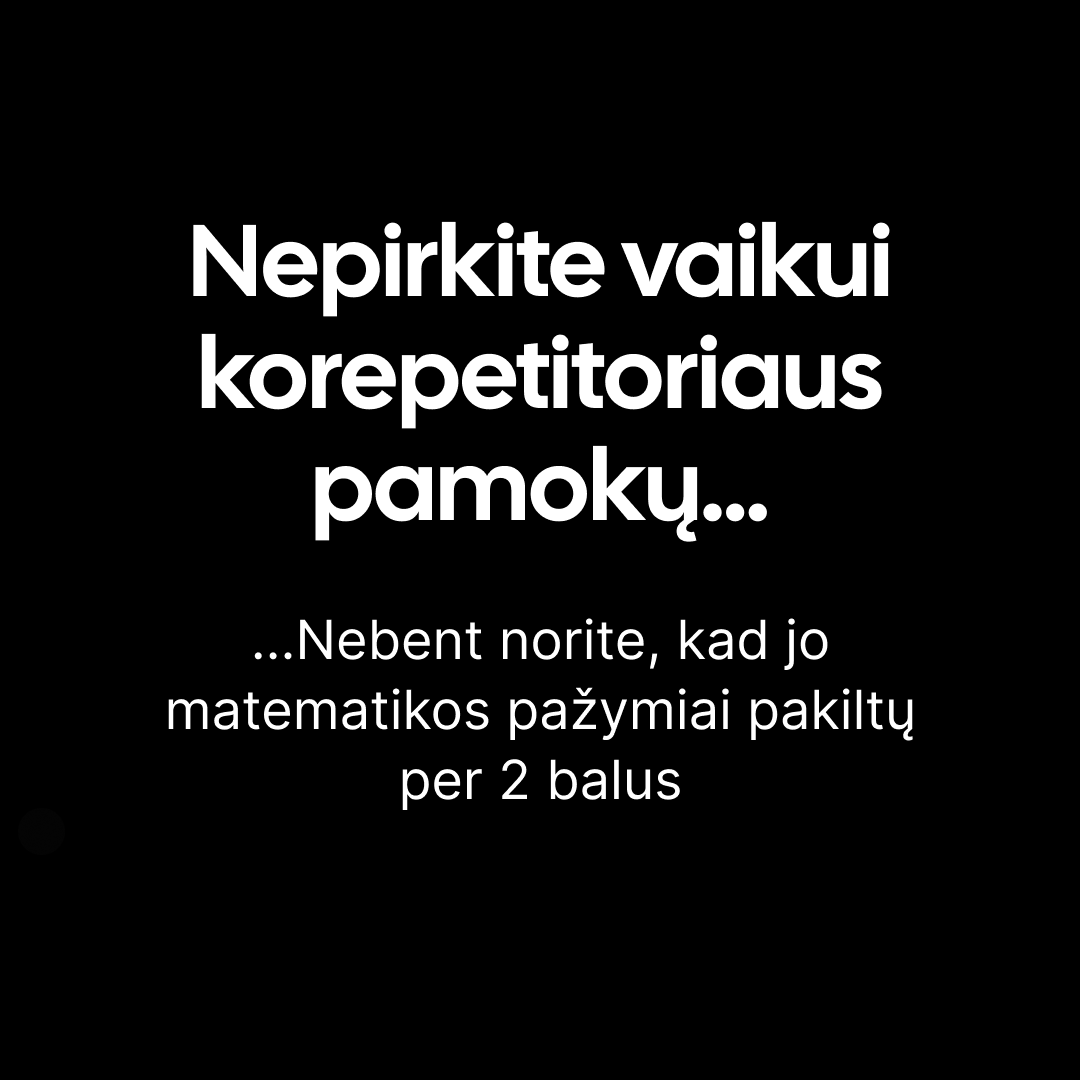 Mokytojas Eimantas Facebook ad: Išankstinė registracija