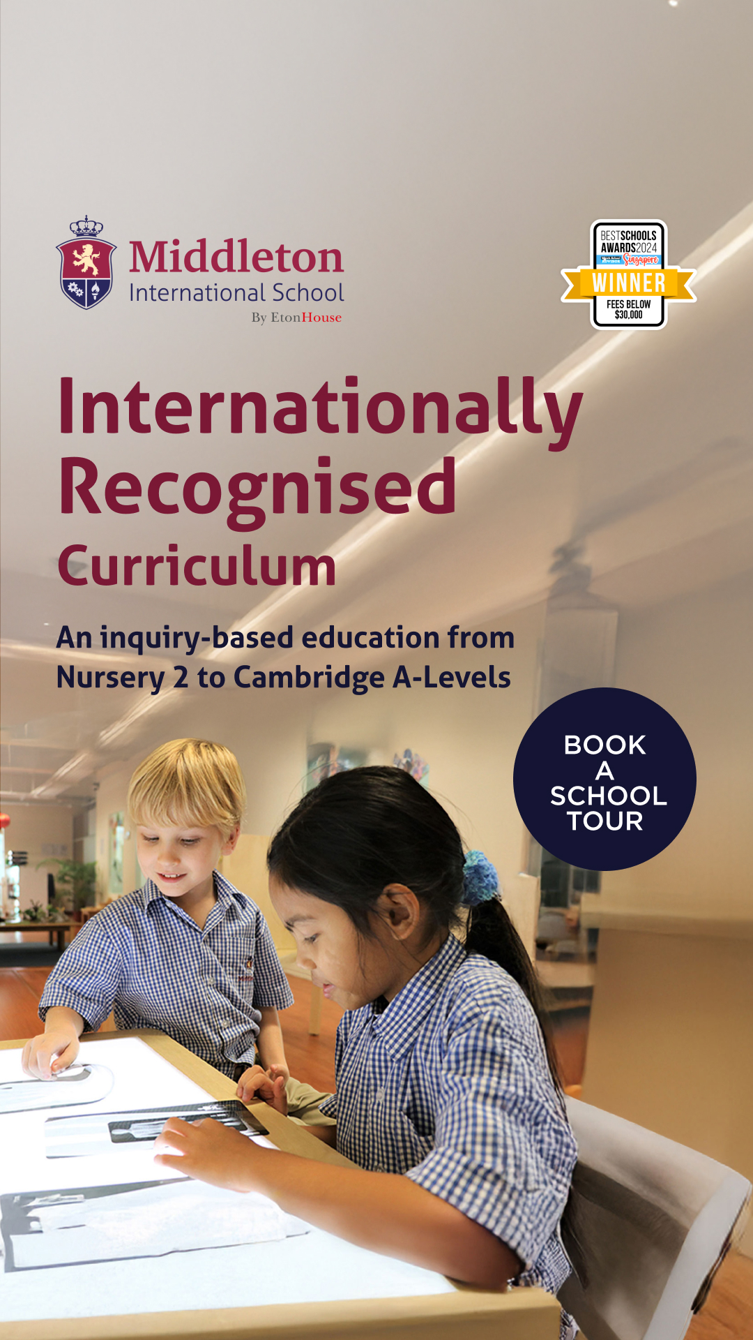 Middleton International Schools and Pre-School Facebook ad