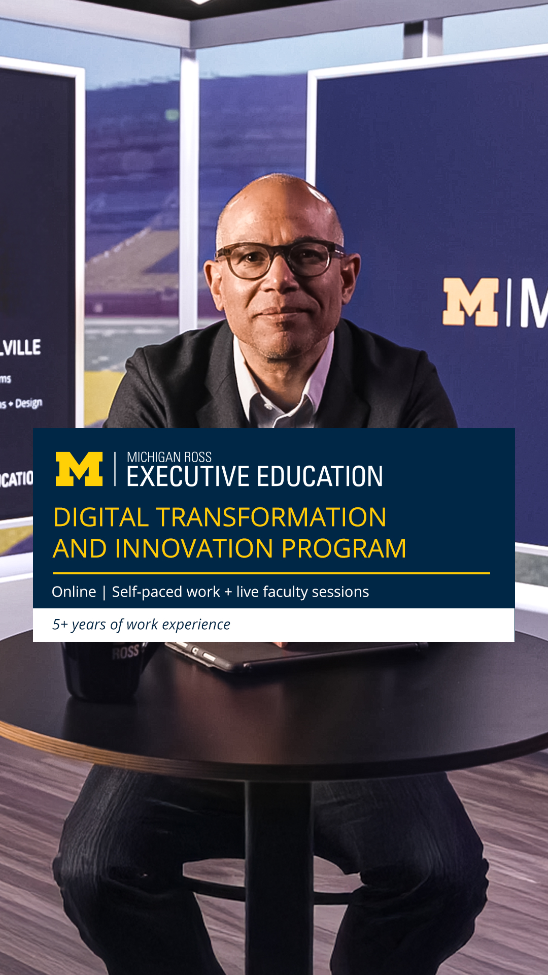 Michigan Ross School of Business Executive Education Facebook ad