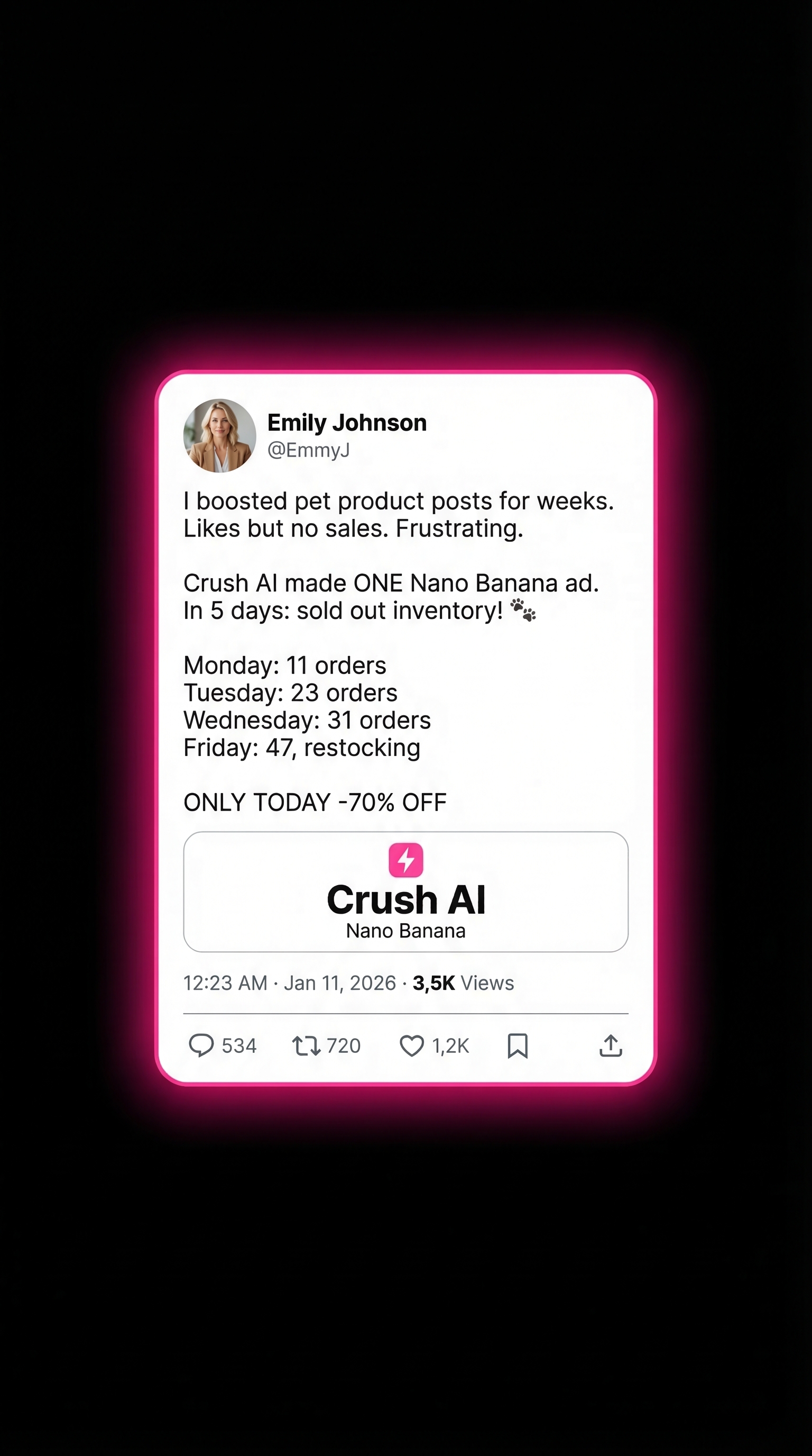 Mike Johnson - AI Marketing Facebook ad