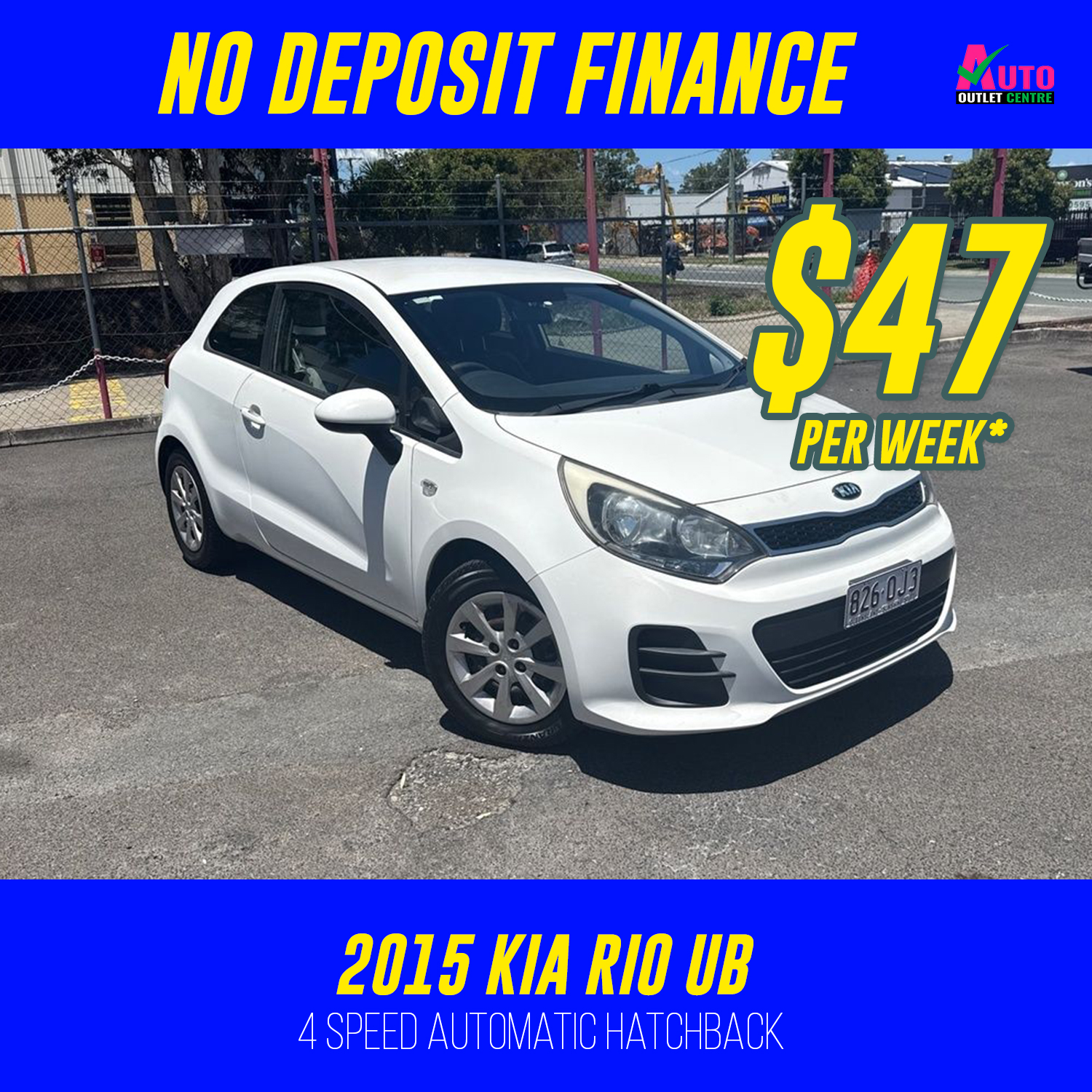 Auto Outlet Centre Facebook ad: Get one of these cars with NO Deposit…