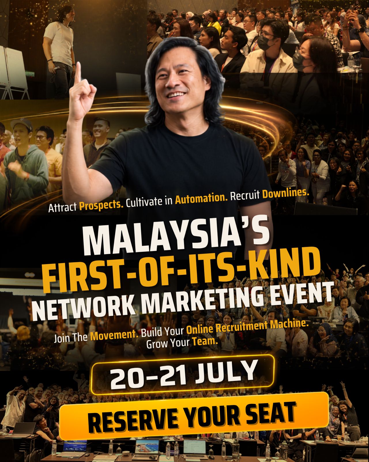 Thomas Yap - Network Marketing Coach Facebook ad: Malaysia's first network marketing event built for online…
