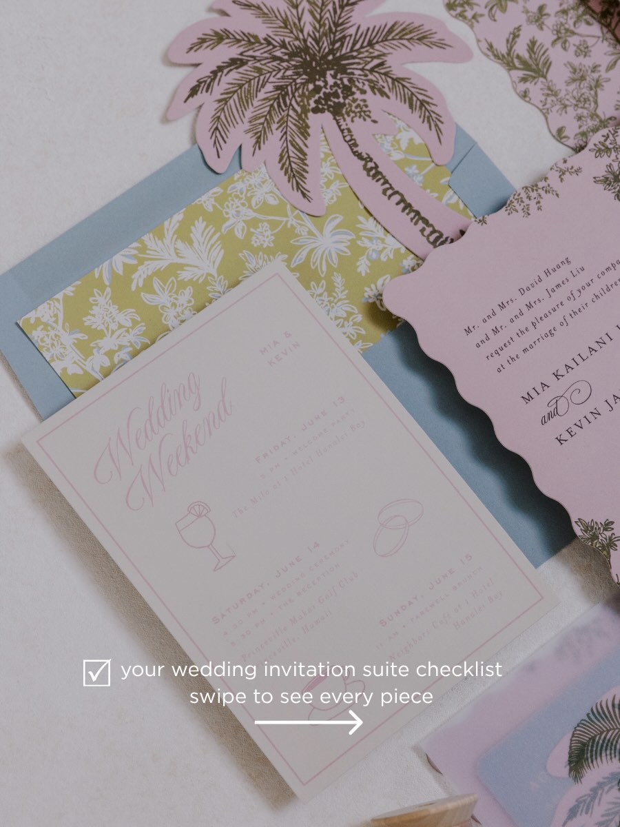 Minted Weddings Facebook ad