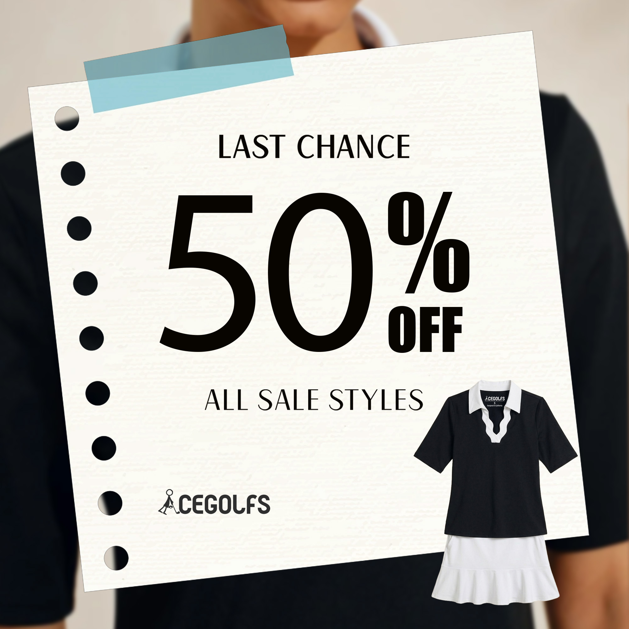 Acegolfs Facebook ad