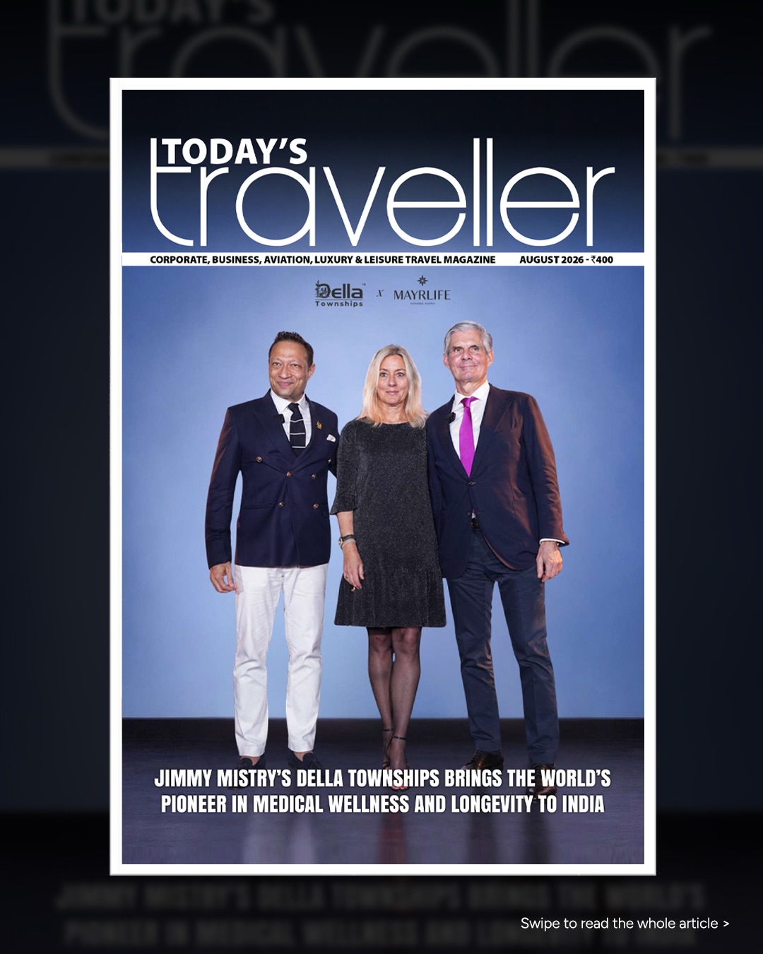 Jimmy Mistry Facebook ad: The August 2026 cover story of Today’s Traveller…