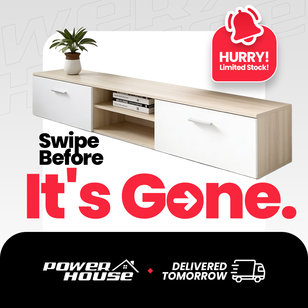PowerHouse Malta Facebook ad: We don't usually run low on stock.