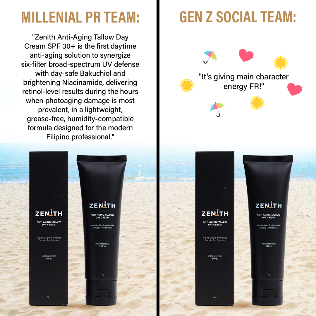 Zenith PH - Anti-Aging Tallow Day Cream Spf30+ Facebook ad: High Performance Day Cream For Men