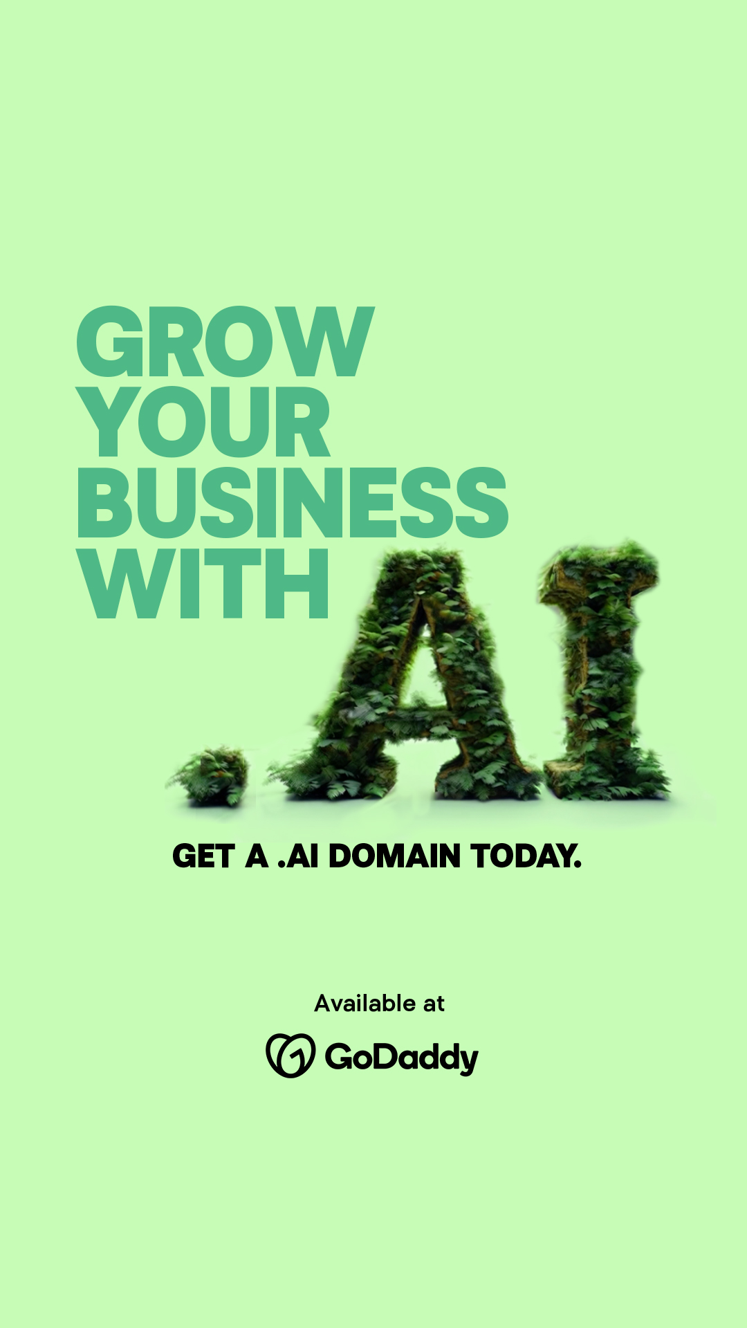 GoDaddy Facebook ad