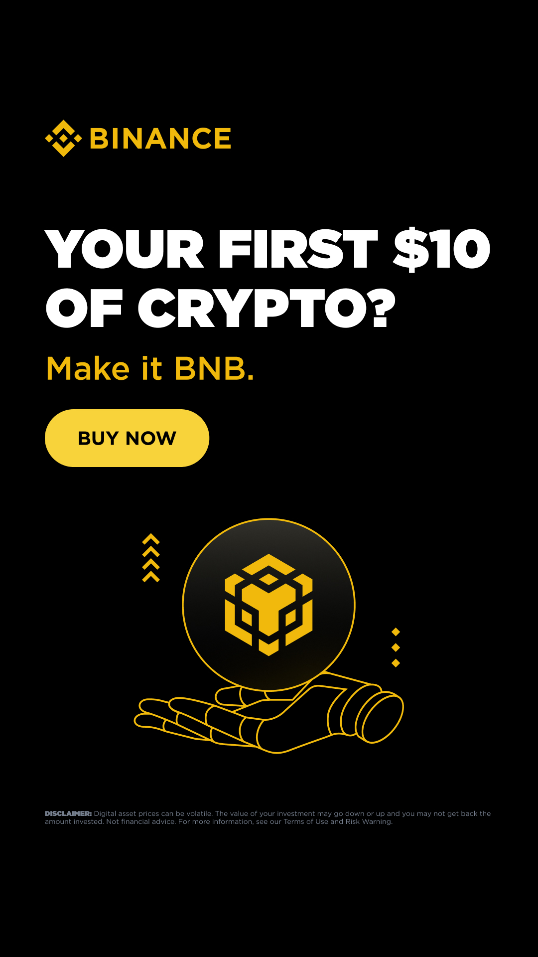 Binance Facebook ad