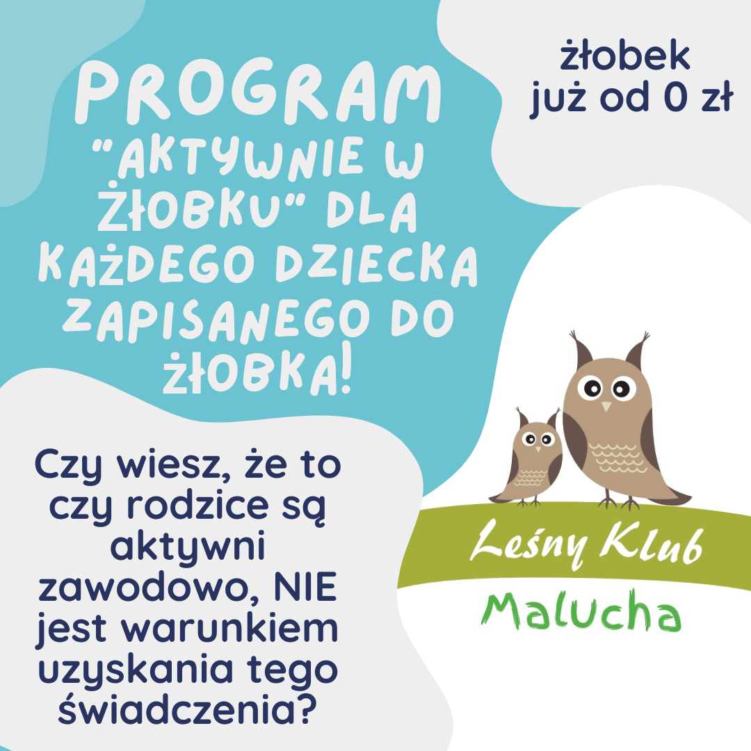 Leśny Klub Malucha Facebook ad: Żłobek od 0 zł dla każdego dziecka!