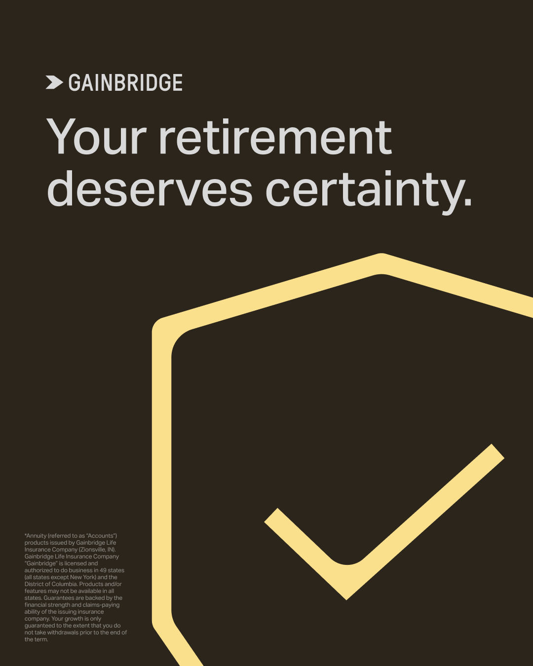 Gainbridge Facebook ad from Jul 15, 2026