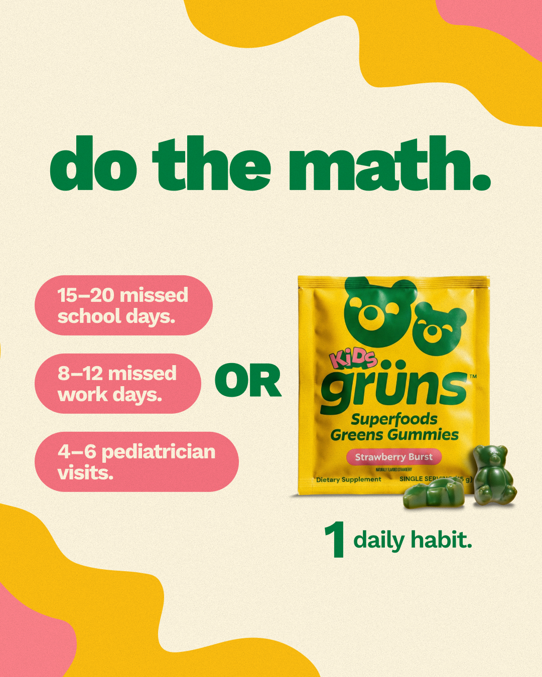 Grüns Kids Facebook ad