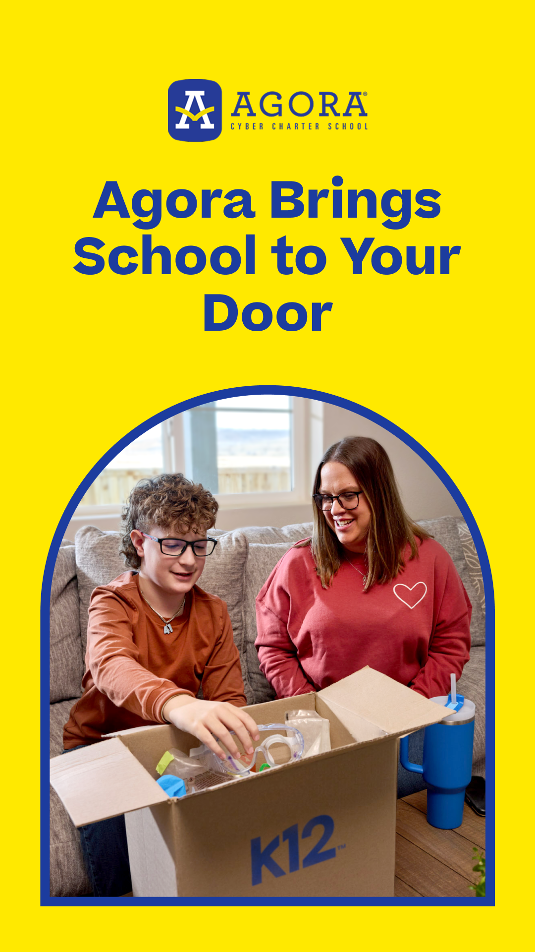 Agora Cyber Charter School Facebook ad