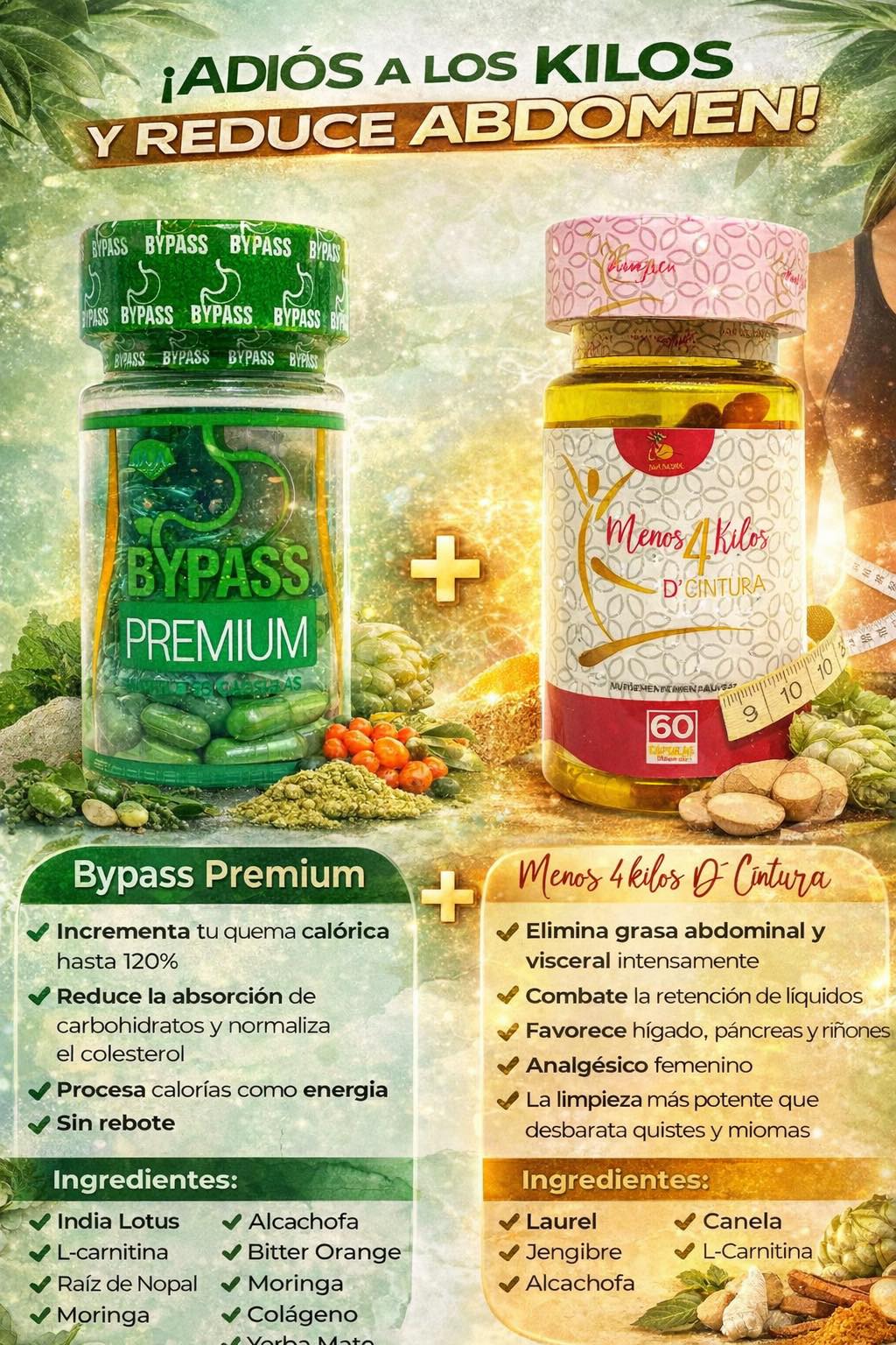 MICLA Fajas y Suplementos by Michel Garcia Facebook ad: ¿Quieres bajar de peso sin riesgo para tu…