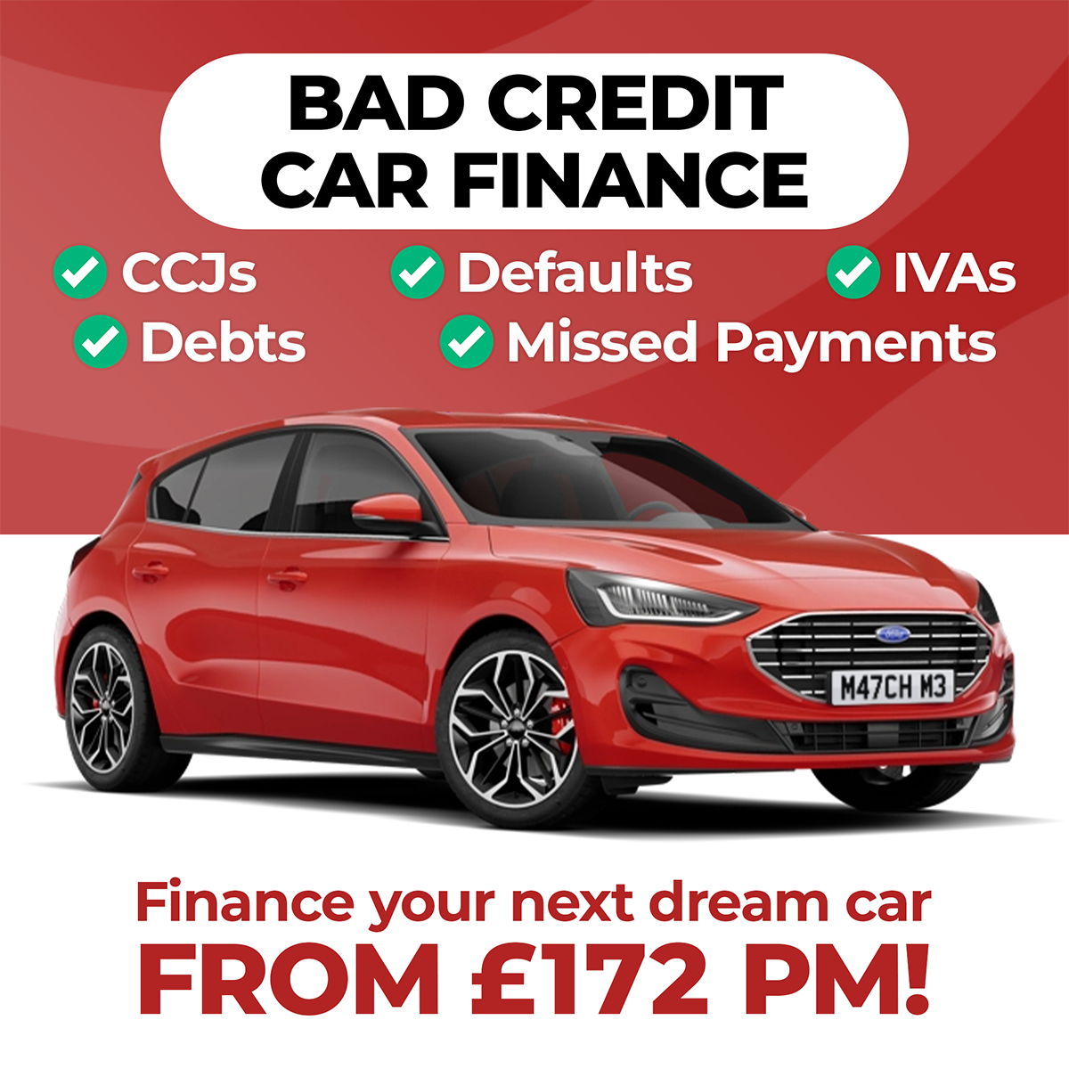 Match Me Car Finance Facebook ad