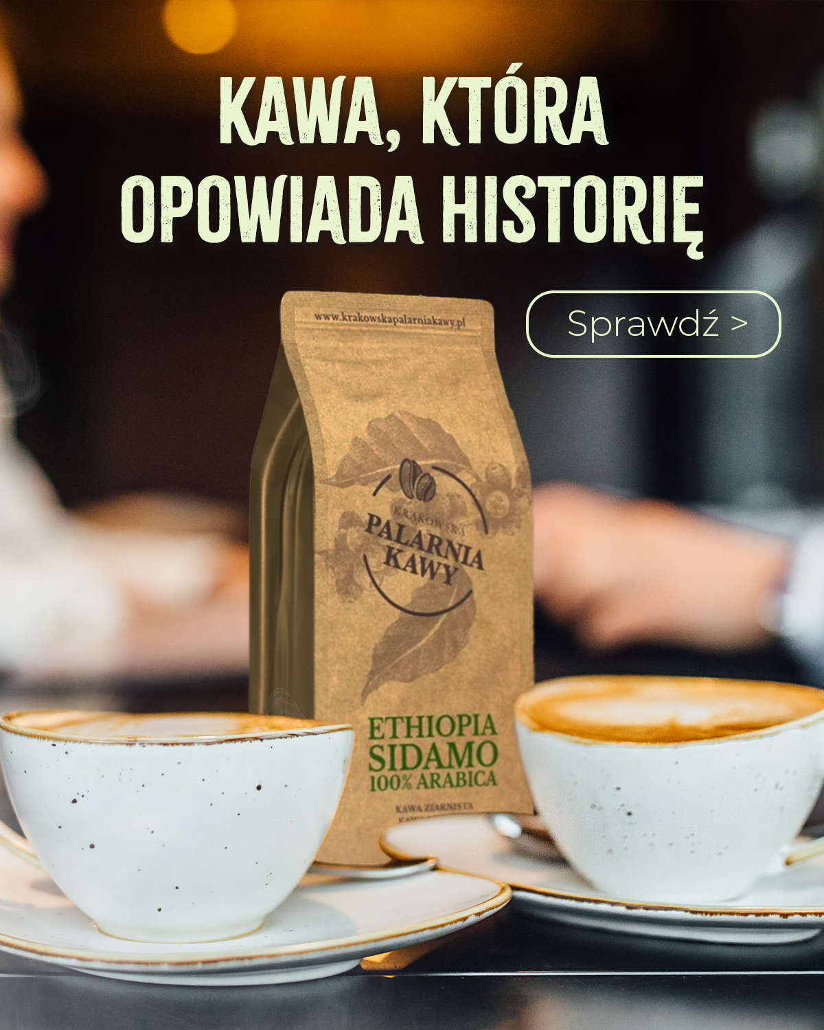 Krakowska Palarnia Kawy Facebook ad from Feb 18, 2026