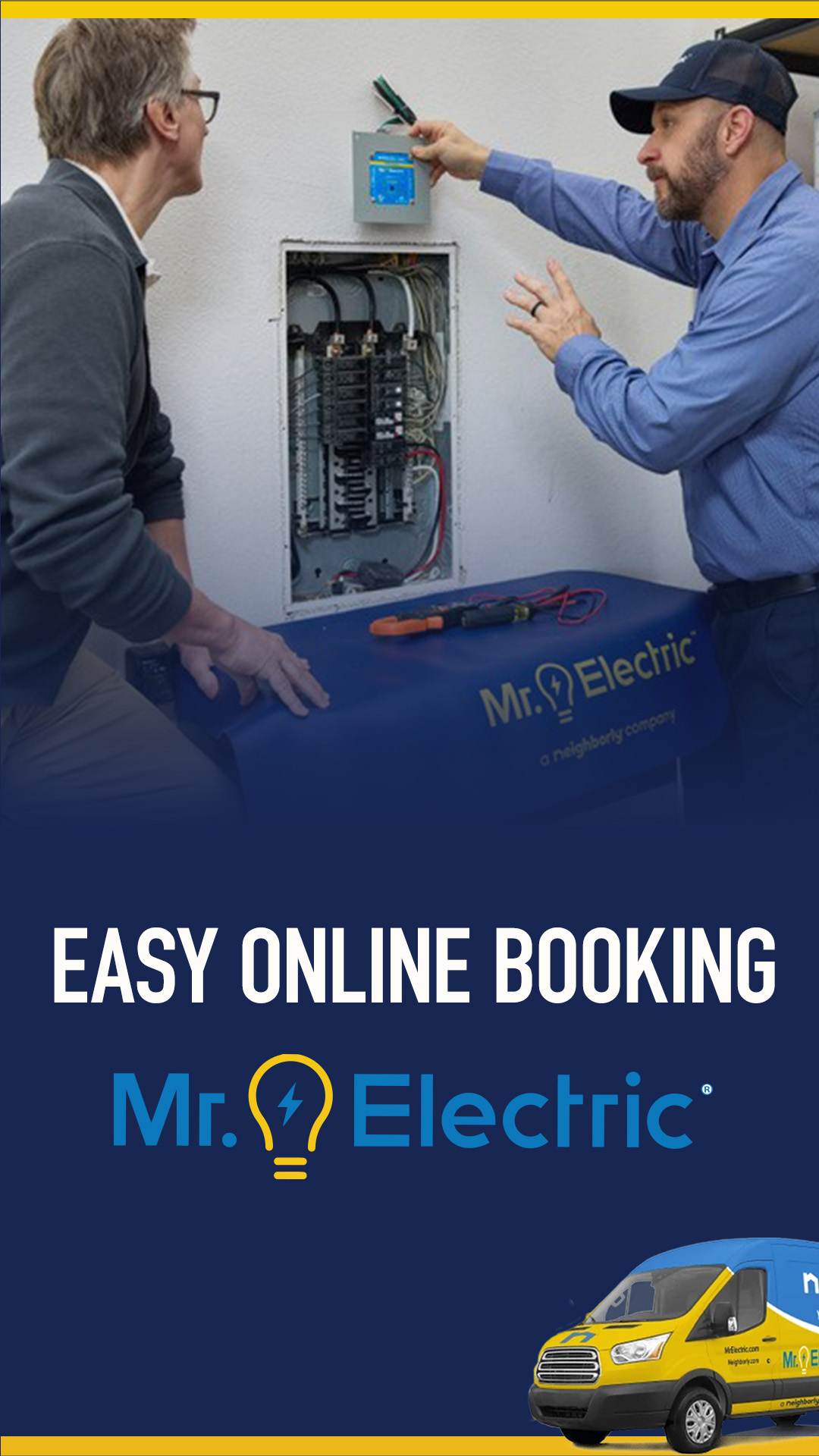 Mr. Electric of Orlando Facebook ad from Apr 21, 2026