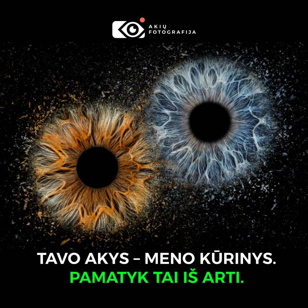 Akių Fotografija Facebook ad: Akių fotografija leidžia pamatyti savo unikalumą iš arti…
