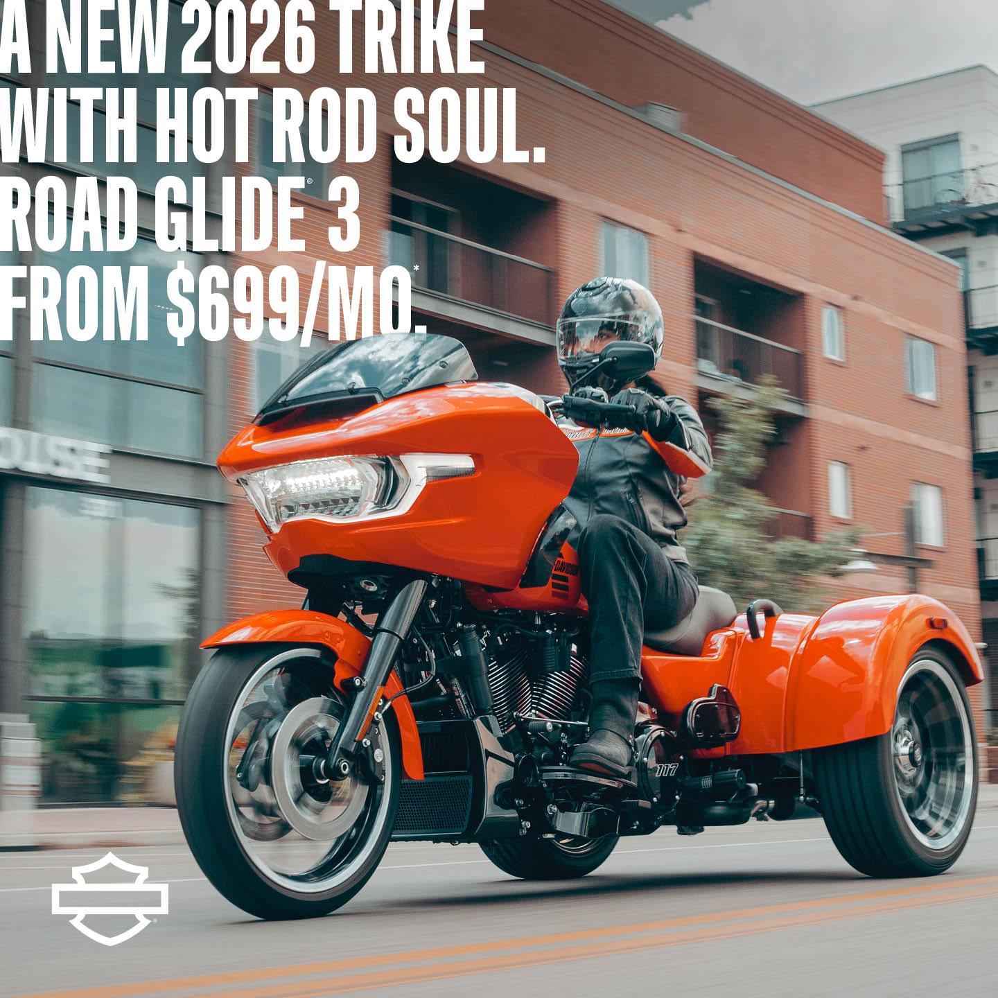 Trev Deeley Motorcycles Facebook ad: All-New 2026 Road Glide 3