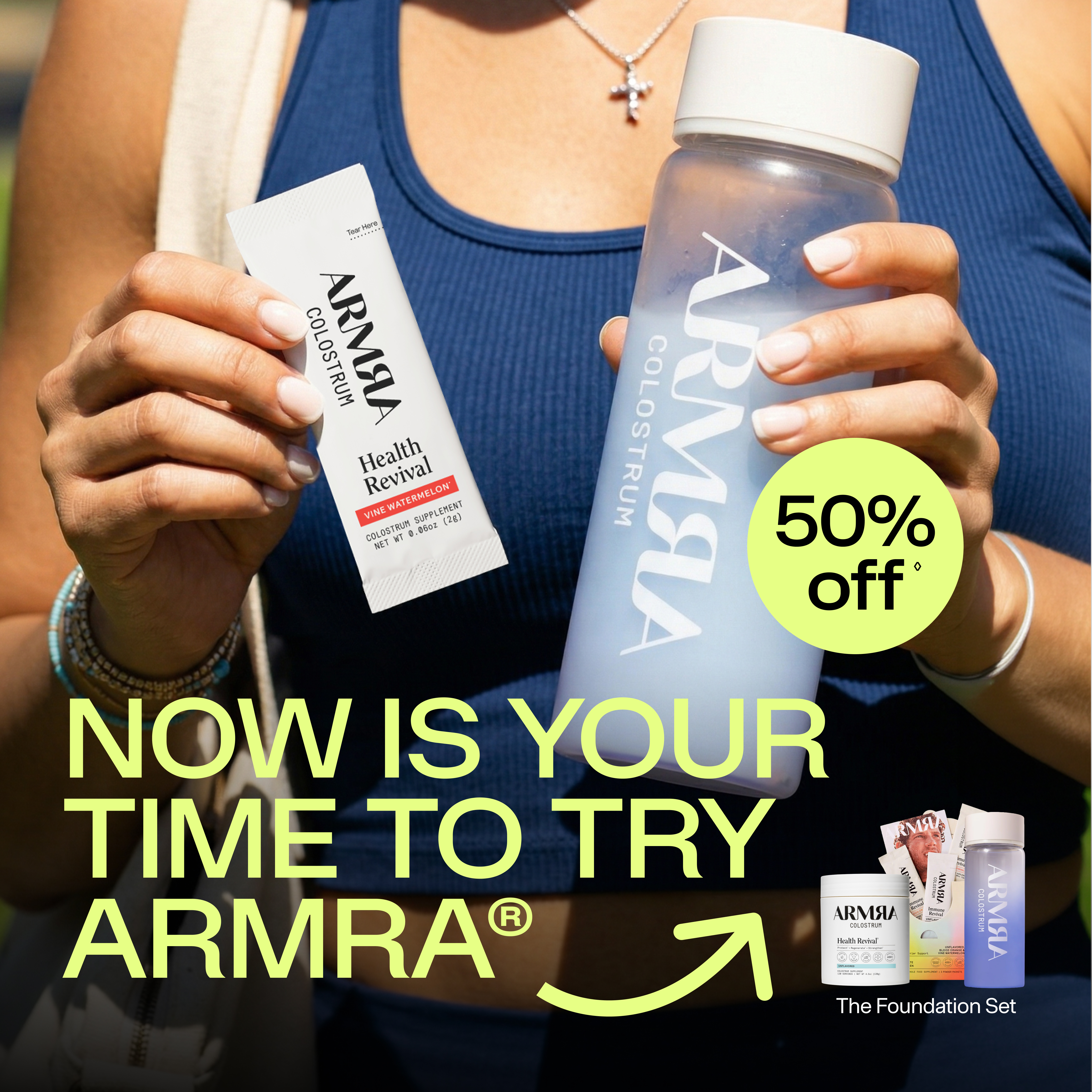 ARMRA Facebook ad