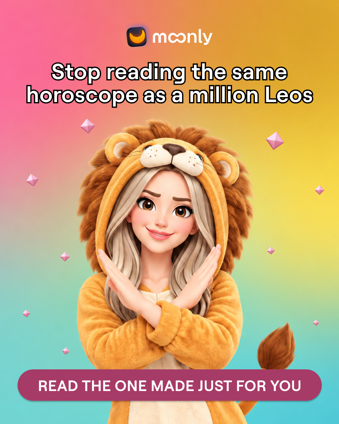 Moonly Facebook ad