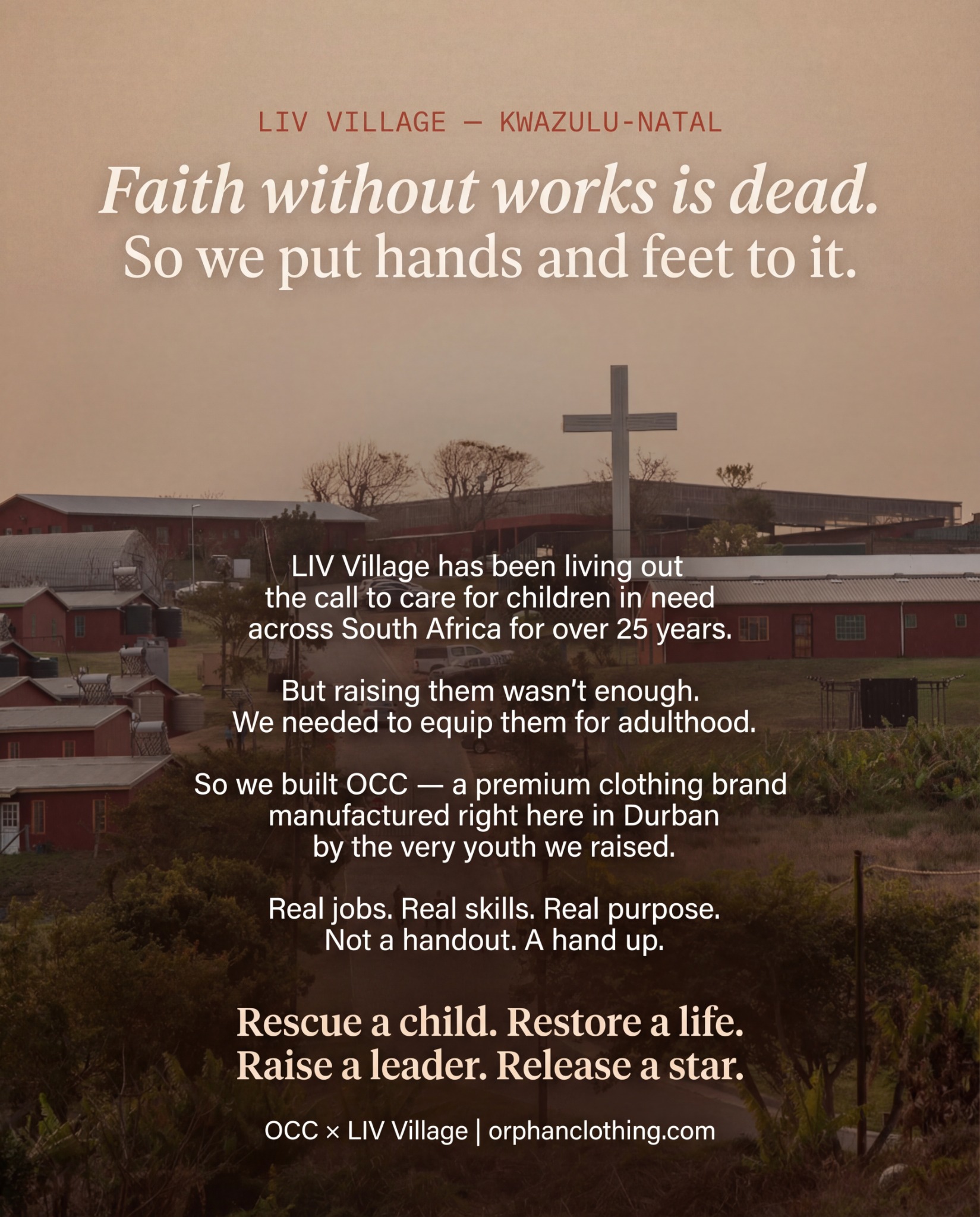 Orphan Clothing Company Facebook ad: The Story Behind South Africa’s Most Meaningful Clothing…