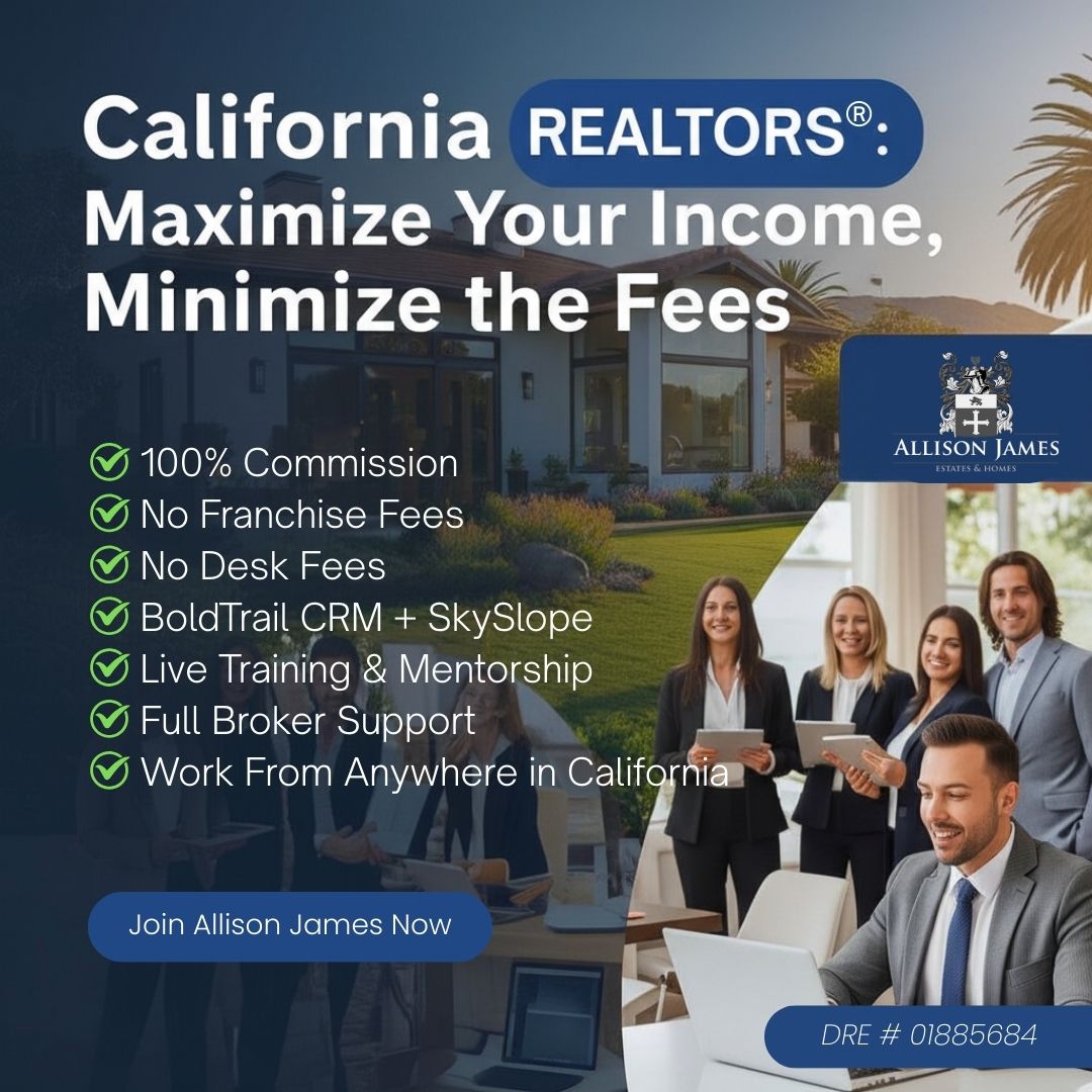 Allison James Estates and Homes Facebook ad from Sep 9, 2025