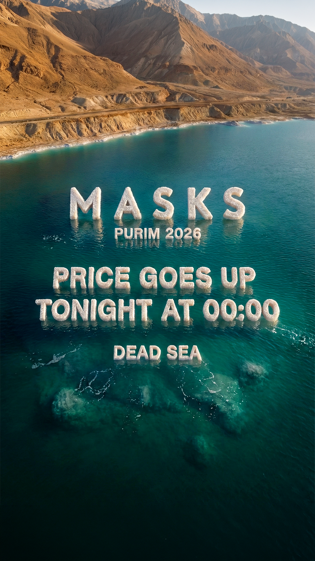 MASKS PURIM Facebook ad from Feb 3, 2026