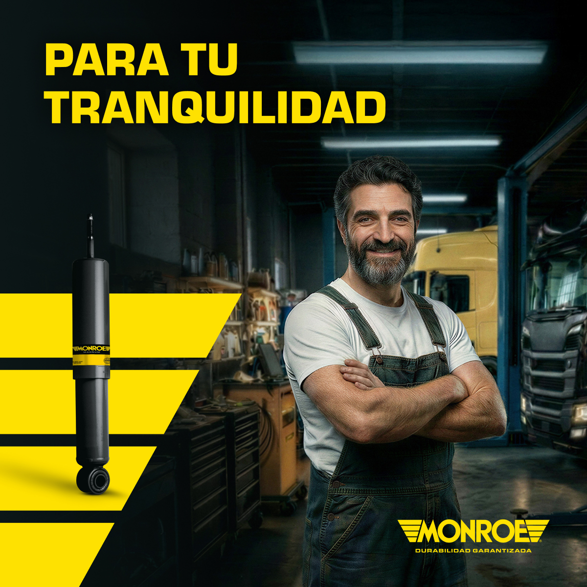 Monroe Facebook ad: Tú tienes el control: descubre la calidad duradera…