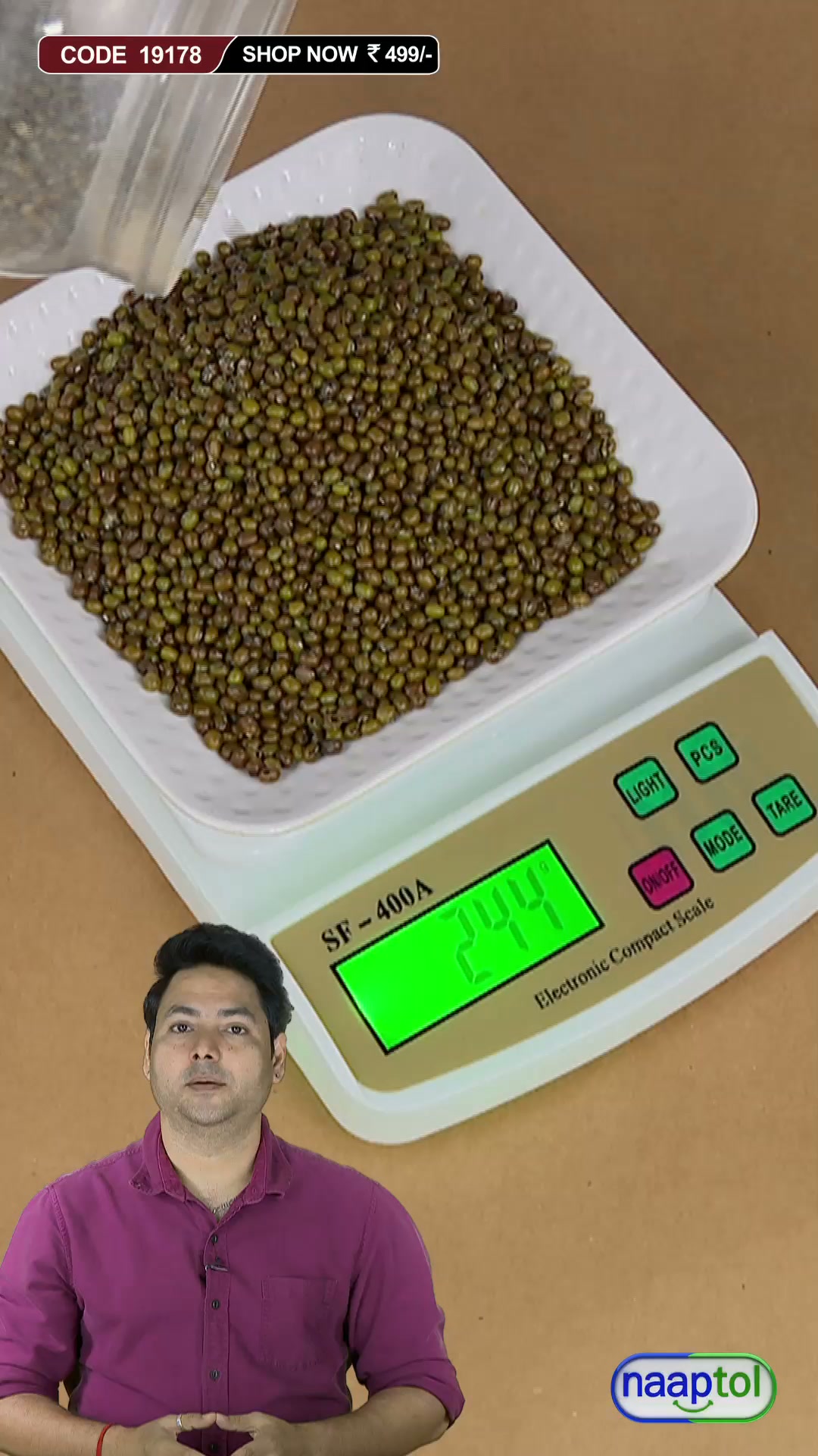 Deal House Facebook ad: Weigh Smart, Live Easy! Get Your Digital Scale Today!