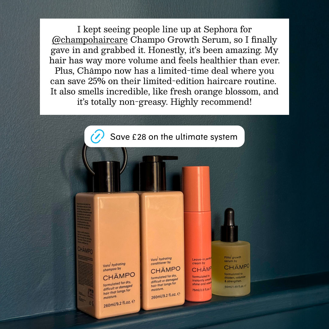 Chāmpo Haircare Facebook ad